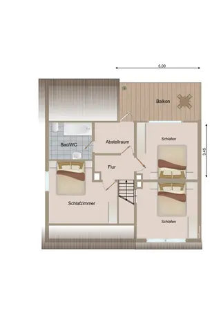 Doppelhaushälfte in familienfreundlicher Wohnlage von Lingen Heukampstannen auf großem 825 qm Grundstück zu verkaufen! Bild 31