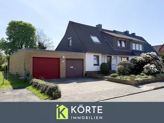 Doppelhaushälfte in familienfreundlicher Wohnlage von Lingen Heukampstannen auf großem 825 qm Grundstück zu verkaufen! Bild 1