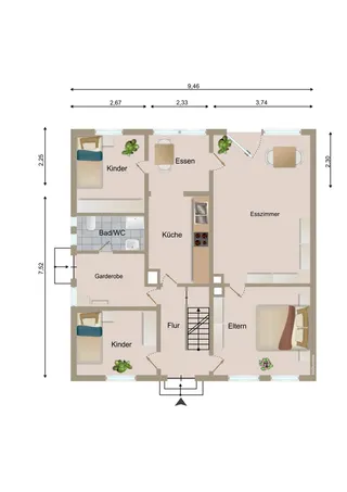 Doppelhaushälfte in familienfreundlicher Wohnlage von Lingen Heukampstannen auf großem 825 qm Grundstück zu verkaufen! Bild 30