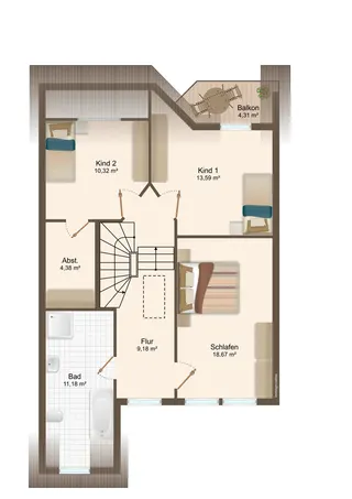 VERKAUFT: Starke Einziehungskraft: Reihenmittelhaus mit Garage, Sonnengarten, Einbauküche und 3 Schlafzimmern in Diepholz! Bild 52