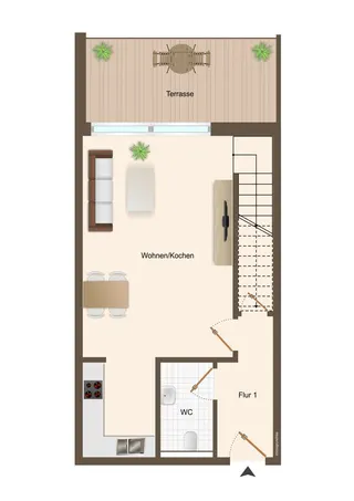Zentraler geht's nicht: Maisonettewohnung mit Tiefgaragenstellplatz in direkter Innenstadtlage zu verkaufen! Bild 16