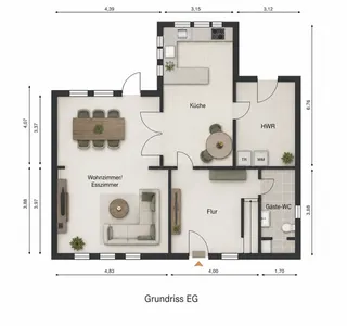 Einziehen statt bauen – saniertes Einfamilienhaus auf großzügigem Grundstück in Lingen (Ems)! Bild 28