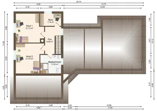 Hier bleiben keine Wünsche offen: Hochwertiges Einfamilienhaus mit Doppelgarage, Fußbodenheizung, Kamin, elektr. Rollläden uvm.! Bild 44