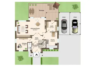 Einziehen und Wohlfühlen: Gepflegtes Einfamilienhaus mit bis zu 5 Schlafzimmern in ruhiger Wohnlage von Lingen - Brögbern! Bild 33