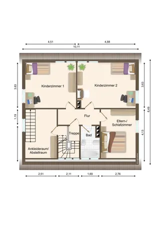Familien(T)raum im Stadtzentrum von Lingen: Liebevoll saniertes Einfamilienhaus auf großzügigem Grundstück! Bild 42