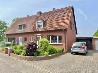 Raus ins Grüne: Doppelhaushälfte mit Garten und Garage in Kanalnähe und direkter Feldrandlage in Lingen zu verkaufen! Bild 4