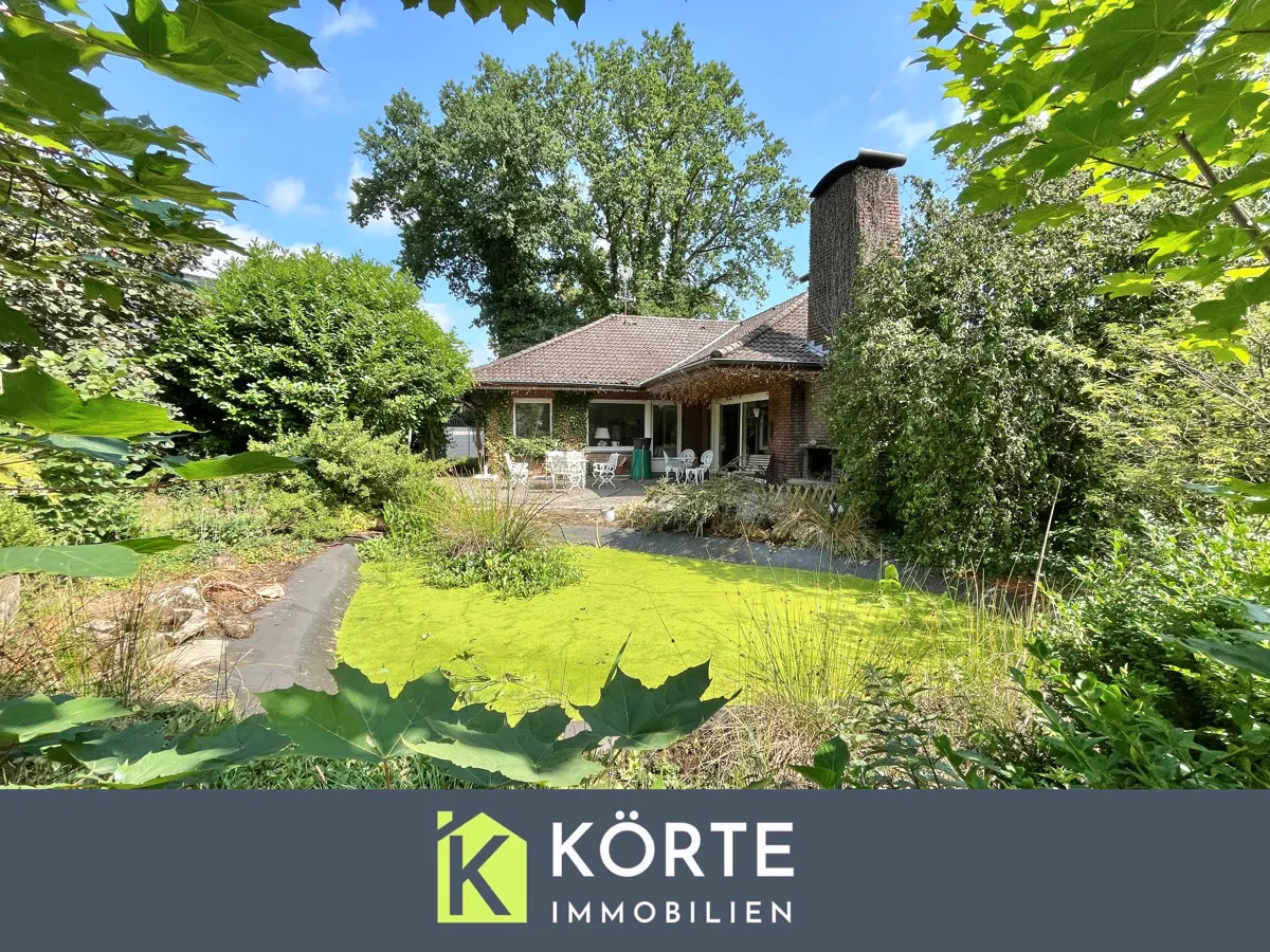 Umgeben von Natur - Wohnen im Grünen: Bungalow auf 1.550 qm großem Südgrundstück zu verkaufen!