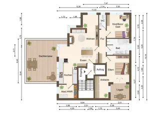 Exklusive und moderne Penthouse-Wohnung mit Aufzug über den Dächern von Lingen zu verkaufen: Direkt einziehen und wohlfühlen! Bild 37