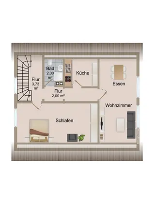 Ob als 3-Familienhaus, Kapitalanlage oder Baugrundstück - hier ist alles möglich! Zwei Wohnhäuser auf großem Grundstück in Lingen Damaschke! Bild 28