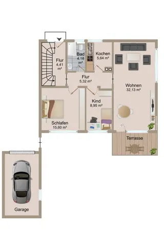 Ob als 3-Familienhaus, Kapitalanlage oder Baugrundstück - hier ist alles möglich! Zwei Wohnhäuser auf großem Grundstück in Lingen Damaschke! Bild 27