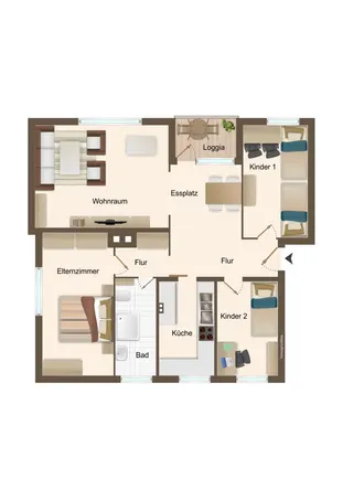 Modernisierte Erdgeschosswohnung mit Garten und zwei Stellplätzen in Lingen - Heukampstannen! Bild 23