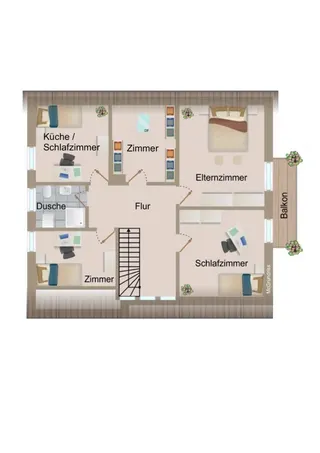 Großzügiges und stetig renoviertes Ein- bis Zweifamilienhaus mit sonnigem Garten in Lengerich! Bild 40