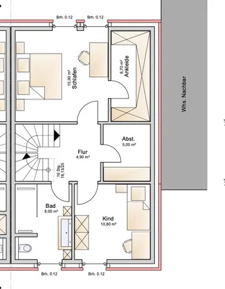 KfW 40 Tilgungszuschuss! Hochwertige Neubau DHH in familienfeundlicher Wohnlage von Lingen Heukamps Tannen Bild 11